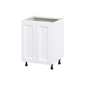 Hugo&Borg Rosemont 24 x 34.5 x 24.88 Glacier White Door Base Semi-Custom Cabinet