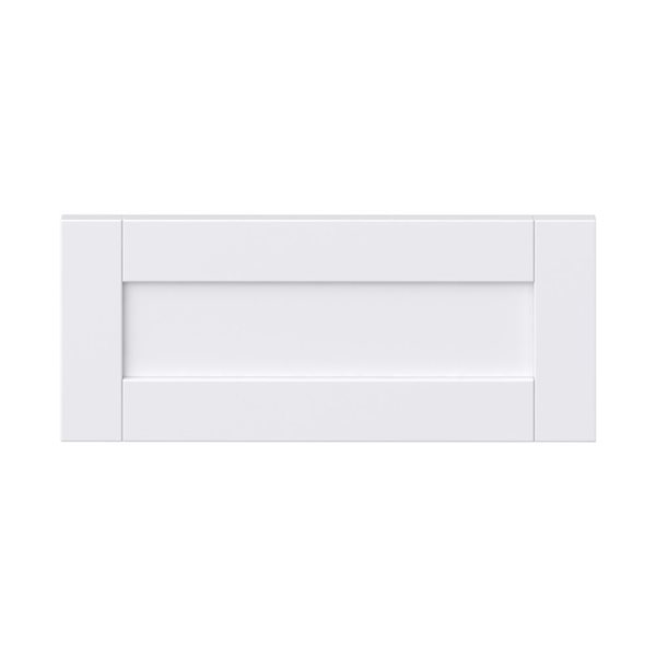 Hugo&Borg Rosemont  23.88 x 9.88 x 0.75 Cabinet Drawer Front White