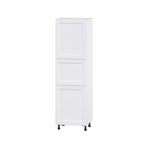 Hugo&Borg Rosemont 24 x 84.5 x 24.88 Glacier White Door And Drawer Pantry Semi-Custom Cabinet