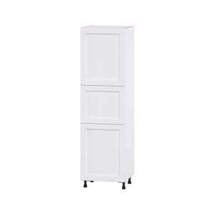 Hugo&Borg Rosemont 24 x 84.5 x 24.88 Glacier White Door And Drawer Pantry Semi-Custom Cabinet