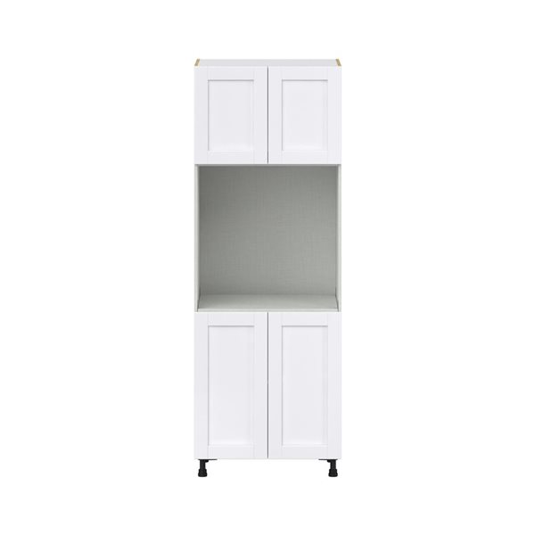 Hugo&Borg Rosemont 30 x 84.5 x 24.88 Glacier White Door Pantry Semi-Custom Cabinet