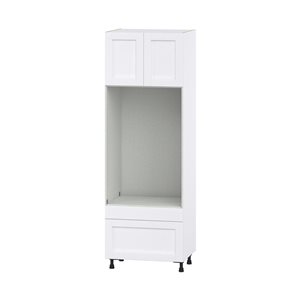 Hugo&Borg Rosemont 30 x 89.5 x 24.88 Glacier White Door And Drawer Pantry Semi-Custom Cabinet