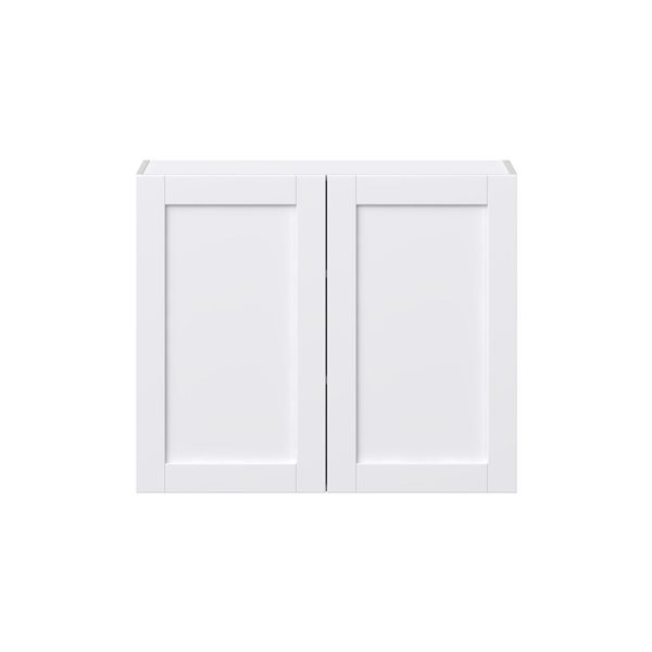 Hugo&Borg Rosemont 36 x 30 x 14.88 Glacier White Door Wall Semi-Custom Cabinet