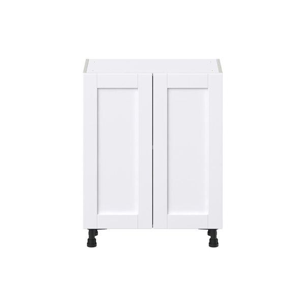 Hugo&Borg Rosemont 27 x 34.5 x 14.88 Glacier White Door Base Semi-Custom Cabinet