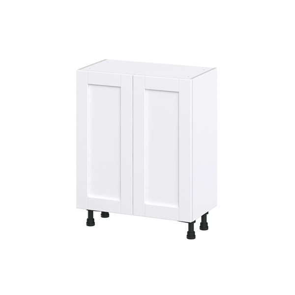 Hugo&Borg Rosemont 27 x 34.5 x 14.88 Glacier White Door Base Semi-Custom Cabinet