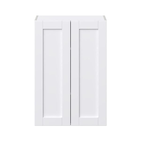 Hugo&Borg Rosemont 24 x 35 x 14.88 Glacier White Door Wall Semi-Custom Cabinet