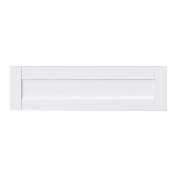 Hugo&Borg Rosemont  35.88 x 9.88 x 0.75 Cabinet Drawer Front White