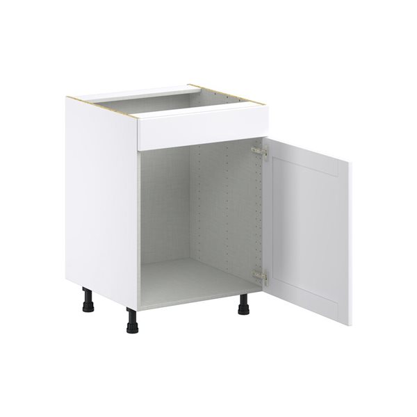 Hugo&Borg Rosemont 24 x 34.5 x 24.88 Glacier White Sink Base Semi-Custom Cabinet