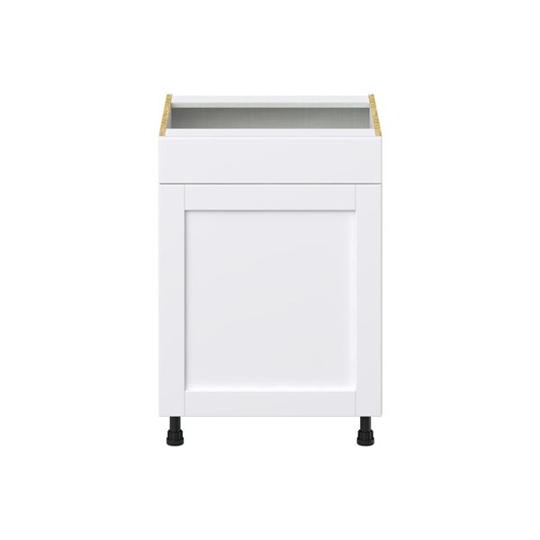 Hugo&Borg Rosemont 24 x 34.5 x 24.88 Glacier White Sink Base Semi-Custom Cabinet