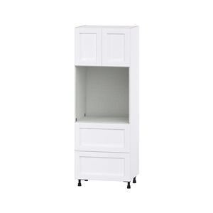 Hugo&Borg Rosemont 30 x 84.5 x 24.88 Glacier White Door And Drawer Pantry Semi-Custom Cabinet