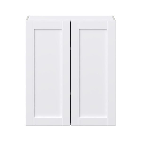 Hugo&Borg Rosemont 30 x 35 x 14.88 Glacier White Door Wall Semi-Custom Cabinet