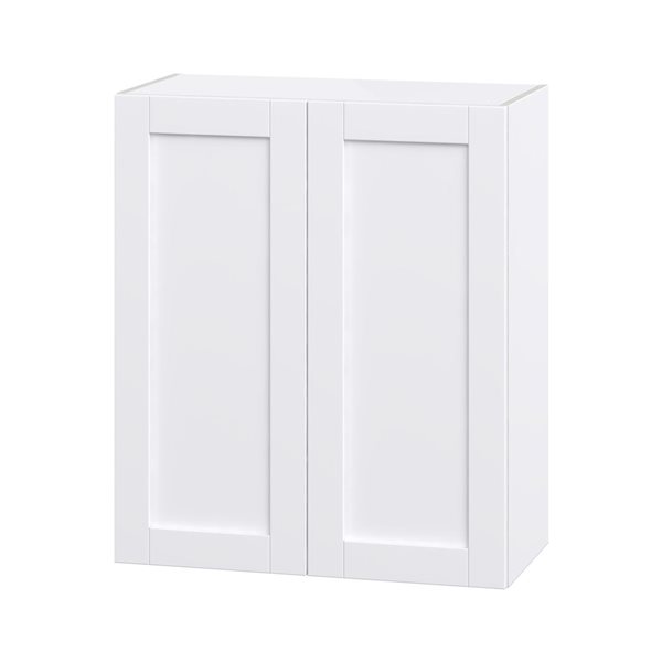 Hugo&Borg Rosemont 30 x 35 x 14.88 Glacier White Door Wall Semi-Custom Cabinet