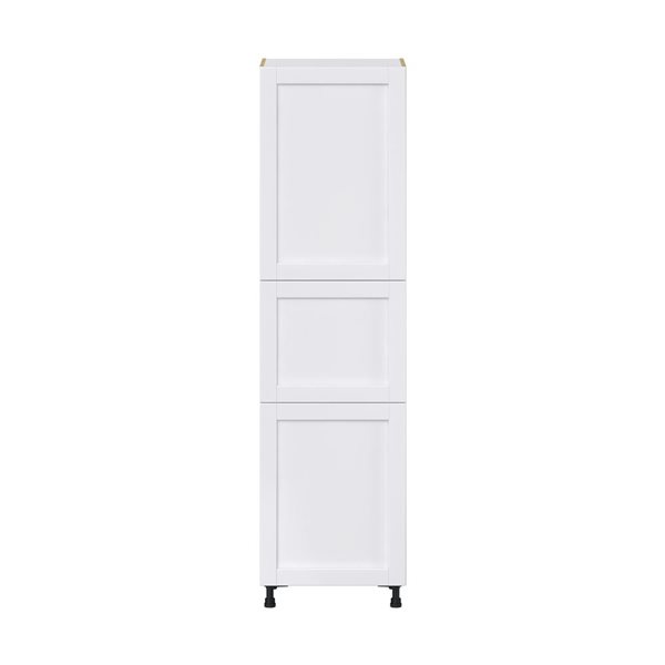 Hugo&Borg Rosemont 24 x 89.5 x 24.88 Glacier White Door And Drawer Pantry Semi-Custom Cabinet