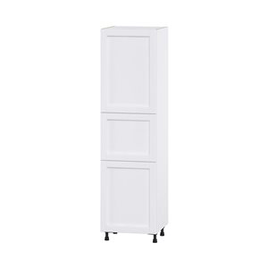 Hugo&Borg Rosemont 24 x 89.5 x 24.88 Glacier White Door And Drawer Pantry Semi-Custom Cabinet