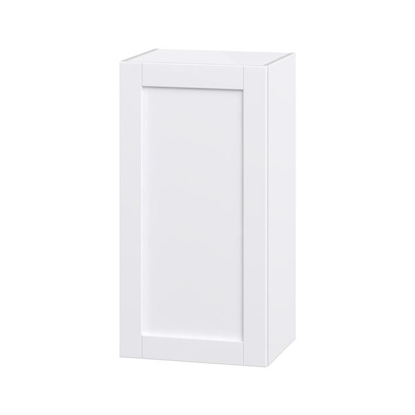 Hugo&Borg Rosemont 18 x 35 x 14.88 Glacier White Door Wall Semi-Custom Cabinet