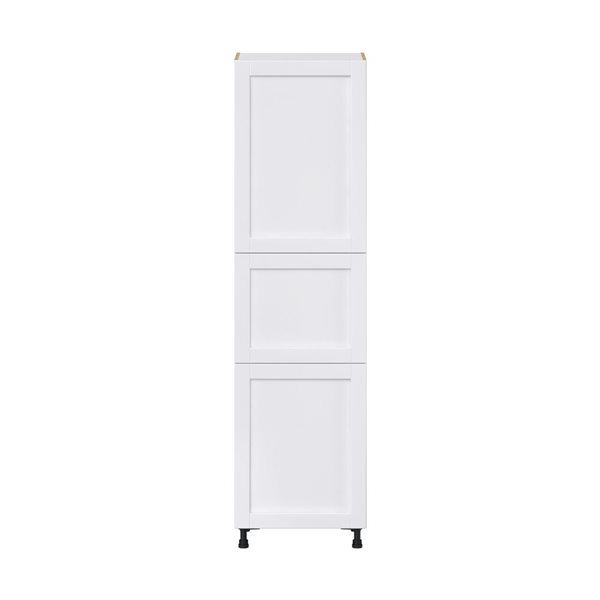 Hugo&Borg Rosemont 24 x 89.5 x 24.88 Glacier White Door Pantry Semi-Custom Cabinet