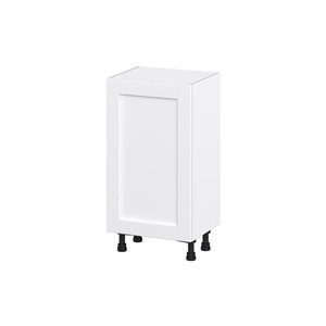 Hugo&Borg Rosemont 18 x 34.5 x 14.88 Glacier White Door And Drawer Base Semi-Custom Cabinet