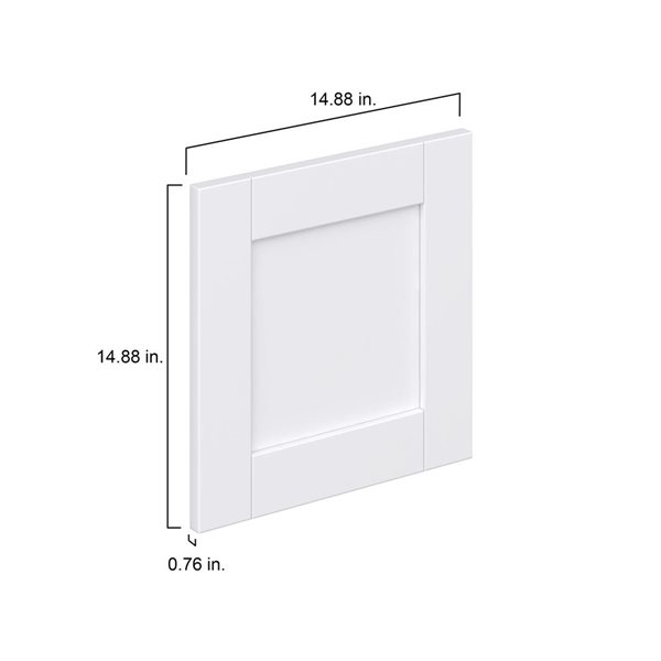 Hugo&Borg Rosemont 14.88 x 14.88 x 0.75 Cabinet  Front Door White