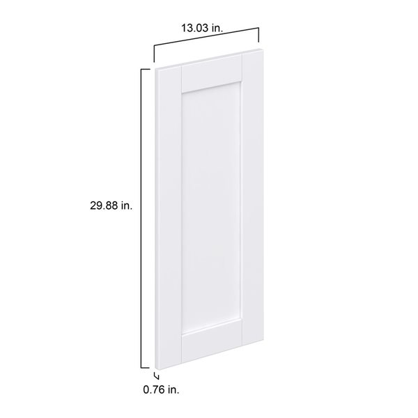 Hugo&Borg Rosemont 13.03 x 29.88 x 0.75 Cabinet  Front Door White