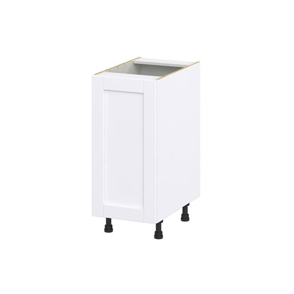 Hugo&Borg Rosemont 15 x 34.5 x 24.88 Glacier White Door And Drawer Base Semi-Custom Cabinet