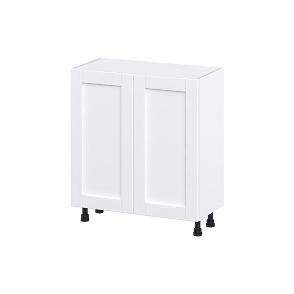 Hugo&Borg Rosemont 30 x 34.5 x 14.88 Glacier White Door Base Semi-Custom Cabinet