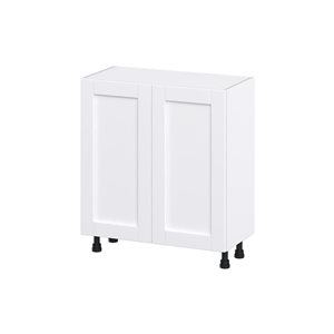 Hugo&Borg Rosemont 30 x 34.5 x 14.88 Glacier White Door Base Semi-Custom Cabinet