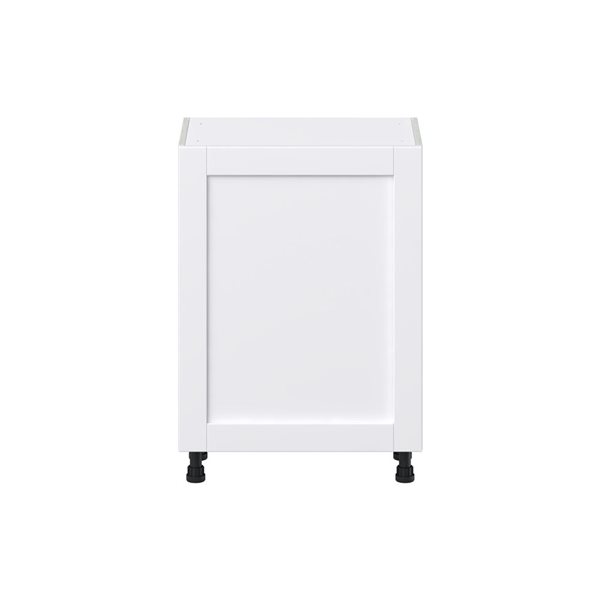 Hugo&Borg Rosemont 24 x 34.5 x 14.88 Glacier White Door And Drawer Base Semi-Custom Cabinet