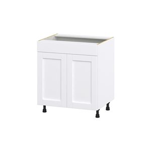 Hugo&Borg Rosemont 30 x 34.5 x 24.88 Glacier White Sink Base Semi-Custom Cabinet