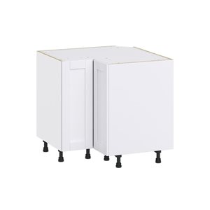 Hugo&Borg Rosemont 36 x 34.5 x 36 Glacier White Blind Corner Base Semi-Custom Cabinet