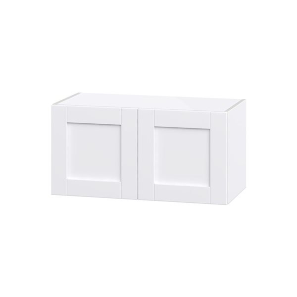 Hugo&Borg Rosemont 30 x 15 x 14.88 Glacier White Door Wall Semi-Custom Cabinet