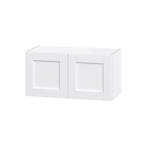 Hugo&Borg Rosemont 30 x 15 x 14.88 Glacier White Door Wall Semi-Custom Cabinet