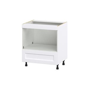 Hugo&Borg Rosemont 30 x 34.5 x 24.88 Glacier White Drawer Base Semi-Custom Cabinet