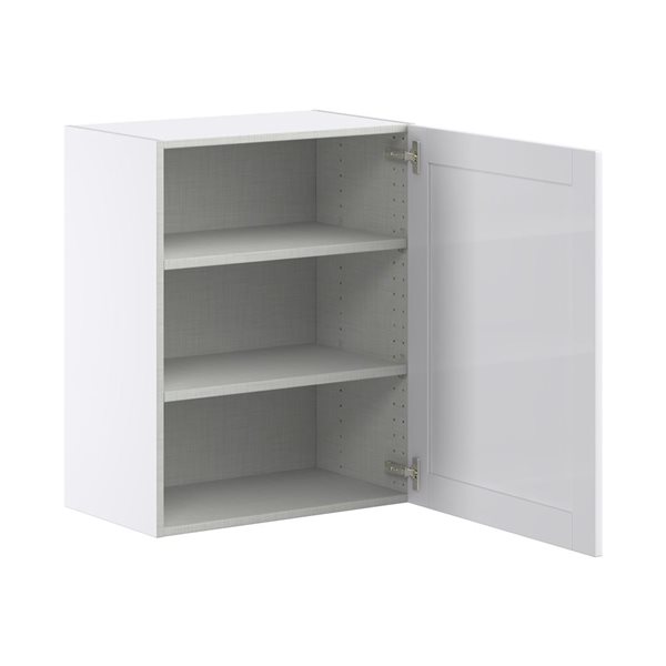 Hugo&Borg Rosemont 24 x 30 x 14.88 Glacier White Door Wall Semi-Custom Cabinet