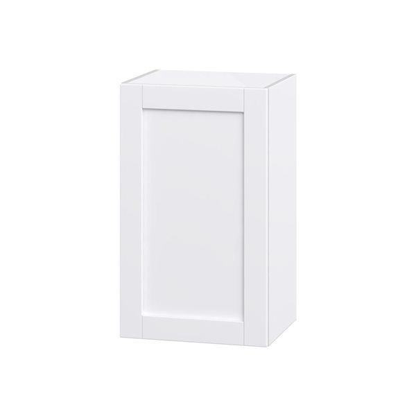 Hugo&Borg Rosemont 18 x 30 x 14.88 Glacier White Door Wall Semi-Custom Cabinet