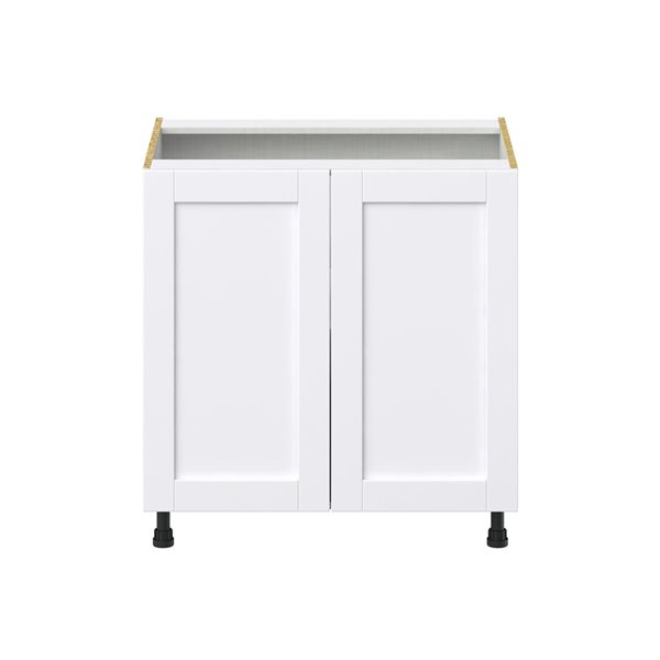 Hugo&Borg Rosemont 33 x 34.5 x 24.88 Glacier White Door Base Semi-Custom Cabinet