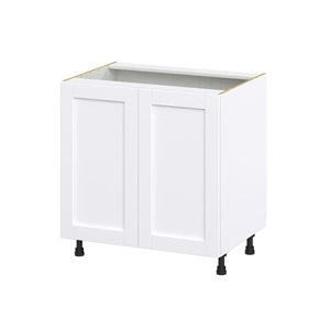 Hugo&Borg Rosemont 33 x 34.5 x 24.88 Glacier White Door Base Semi-Custom Cabinet