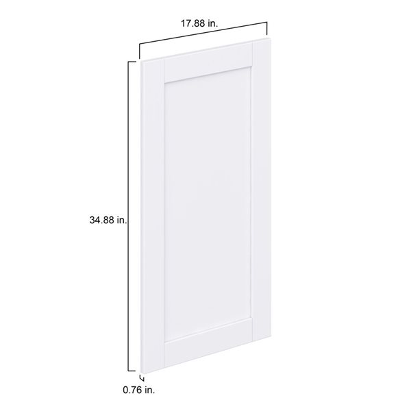 Hugo&Borg Rosemont 17.88 x 34.88 x 0.75 Cabinet  Front Door White