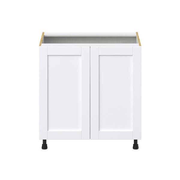 Hugo&Borg Rosemont 33 x 34.5 x 24.88 Glacier White Door Base Semi-Custom Cabinet