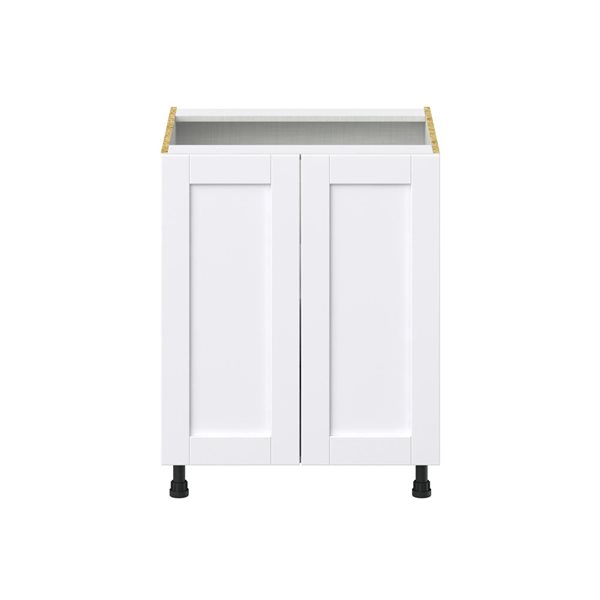 Hugo&Borg Rosemont 27 x 34.5 x 24.88 Glacier White Door Base Semi-Custom Cabinet