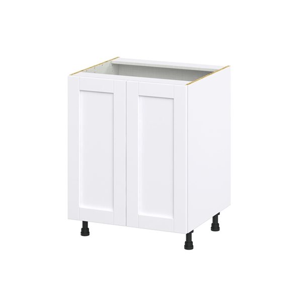 Hugo&Borg Rosemont 27 x 34.5 x 24.88 Glacier White Door Base Semi-Custom Cabinet