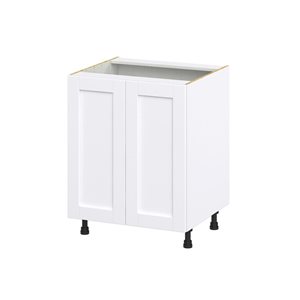 Hugo&Borg Rosemont 27 x 34.5 x 24.88 Glacier White Door Base Semi-Custom Cabinet