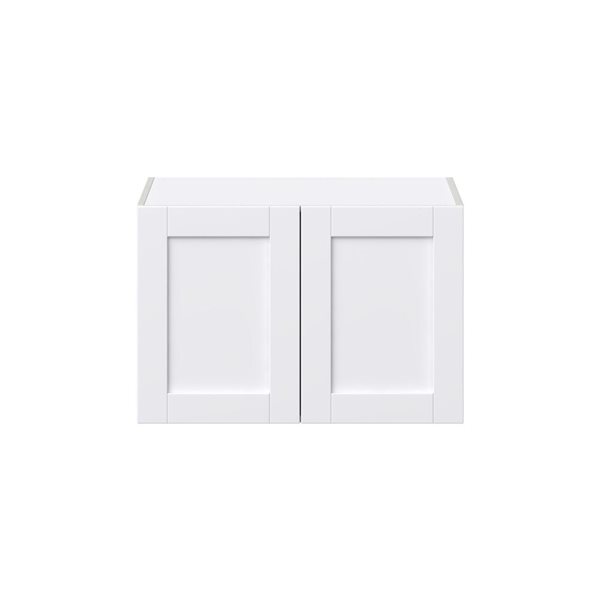 Hugo&Borg Rosemont 30 x 20 x 24.88 Glacier White Door Wall Semi-Custom Cabinet