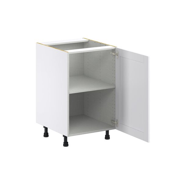 Hugo&Borg Rosemont 21 x 34.5 x 24.88 Glacier White Door Base Semi-Custom Cabinet