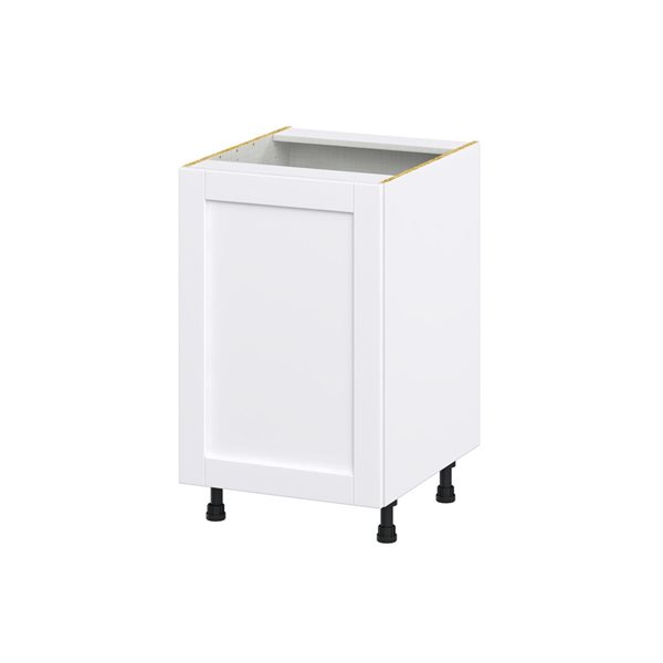 Hugo&Borg Rosemont 21 x 34.5 x 24.88 Glacier White Door Base Semi-Custom Cabinet