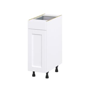 Hugo&Borg Rosemont 12 x 34.5 x 24.88 Glacier White Door And Drawer Base Semi-Custom Cabinet