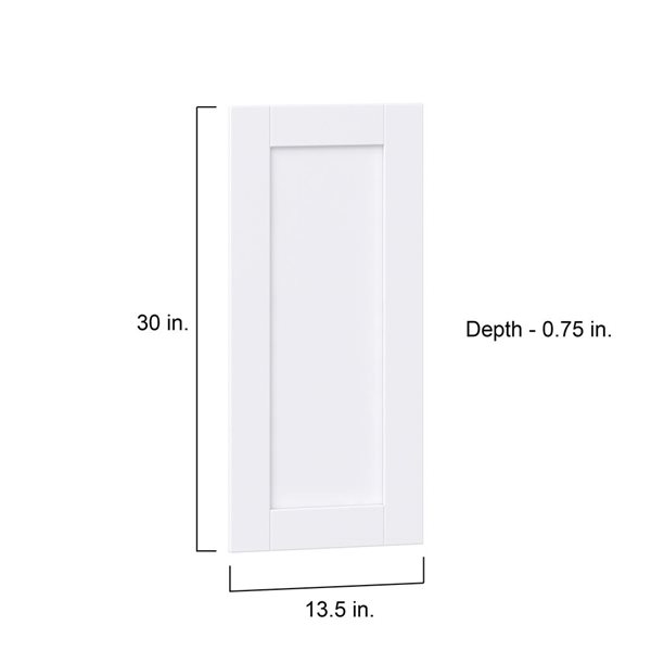 Hugo&Borg Rosemont  13.5 x 30 x 0.75 Cabinet Front Door White