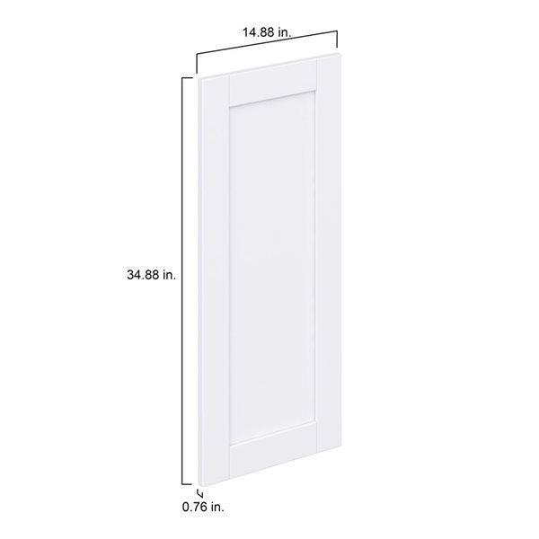 Hugo&Borg Rosemont 14.88 x 34.88 x 0.75 Cabinet  Front Door White