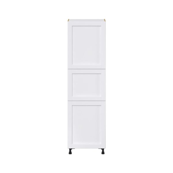 Hugo&Borg Rosemont 24 x 84.5 x 24.88 Glacier White Door Pantry Semi-Custom Cabinet