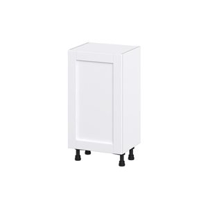 Hugo&Borg Rosemont 18 x 34.5 x 14.88 Glacier White Door Base Semi-Custom Cabinet