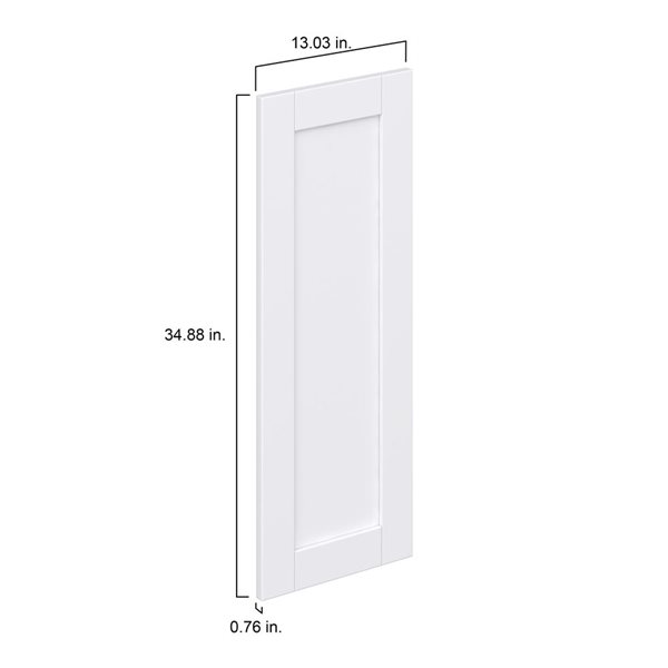 Hugo&Borg Rosemont 13.03 x 34.88 x 0.75 Cabinet  Front Door White